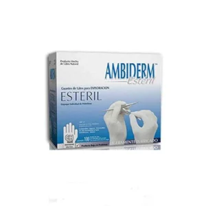 GUANTE ESTERIL AMBIDERM GRANDE CAJA C/100