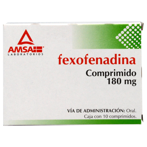 FEXOFENADINA 180MG 10 T