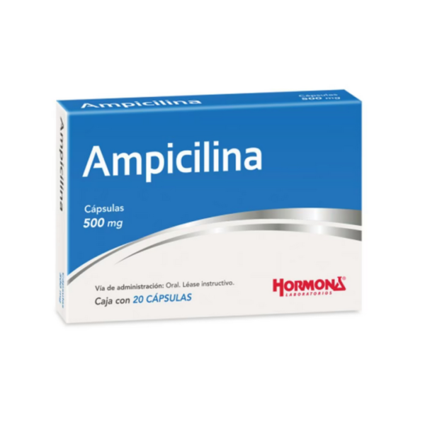 AMPICILINA CAP 500MG C/20 (GEN)/ HORMONA>