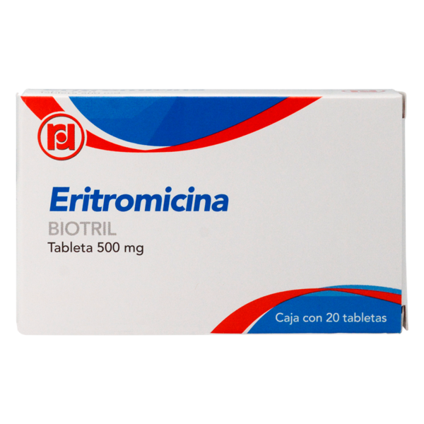 ERITROMICINA 500MG (BIOTRIL) 20TABS