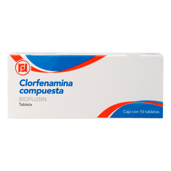 CLORFENAMINA COMPUESTA (BIOFLUSIL) 10TAB