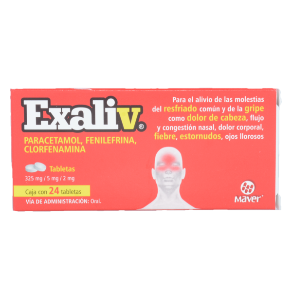 EXALIV (CLORFENAMINA COMPUESTA) 24TABS