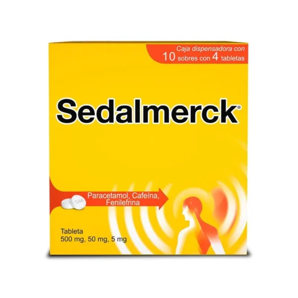 SEDALMERCK TAB  500MG 50MG 5MG  C/40