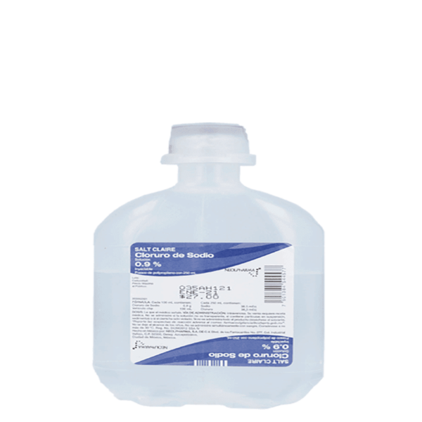 SALT CLAIRE SOLUCION 900MG C/250ML