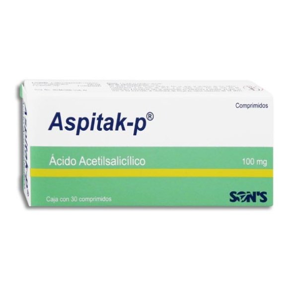 ASPITAK P 100MG COMP C/30 &