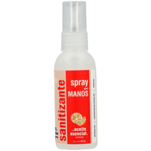 SANITIZANTE SPRAY DE NARANJA PARA MANOS C/60ML