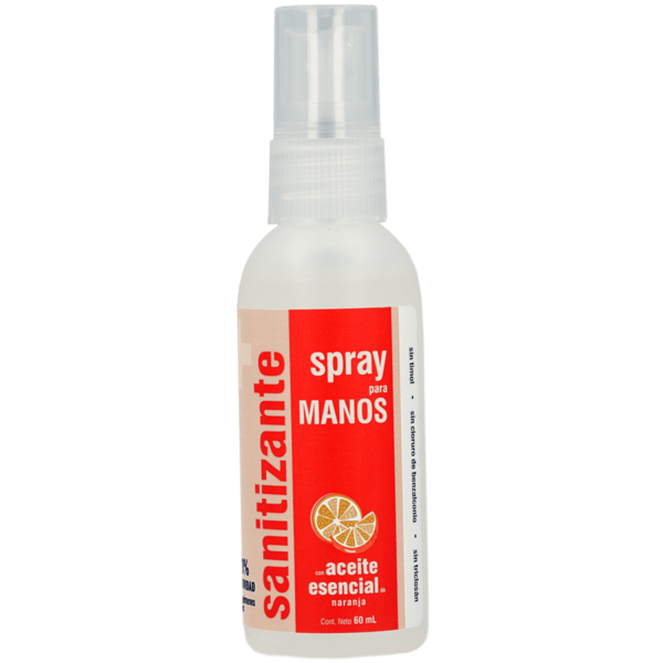 SANITIZANTE SPRAY NARANJA BELABEL 60ML