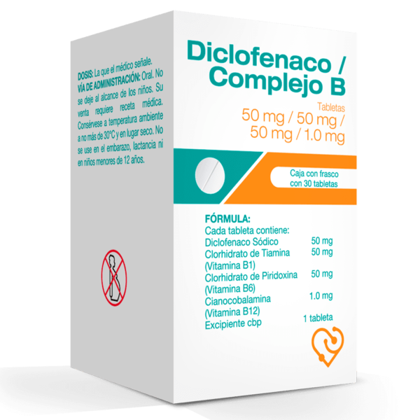 DICLOFENACO/COMLEJO B (/FM) 30TABS