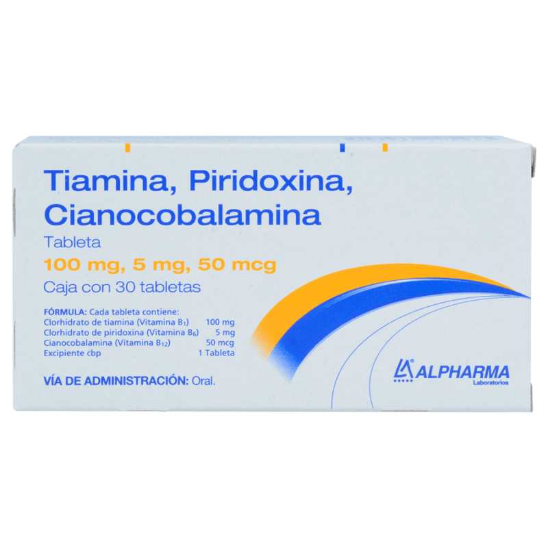 TIAMINA/PIRIDOXINA/CIANOCOBALAMINA 30TAB – Family Medic