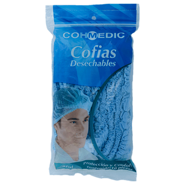 COFIAS DESECHABLES AZUL 10PZS