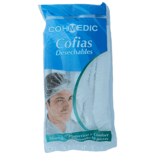 COFIAS DESECHABLES BLANCO 10PZS