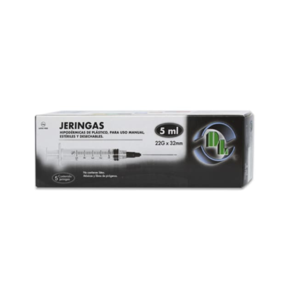 JERINGA 3ML (NEGRO) 22GX32MM 5PZS