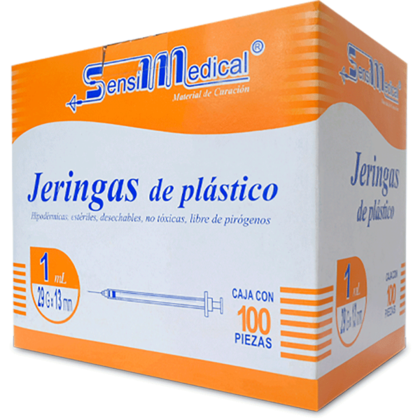 JERINGA 1ML NARANJA 29GX13MM CAJA C/100PZAS