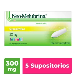NEO-MELUBRINA  SUPOSITORIO INF 300 Mg C/5