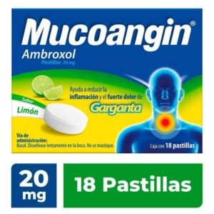 MUCOANGIN PAST LIMON 20MG C/18