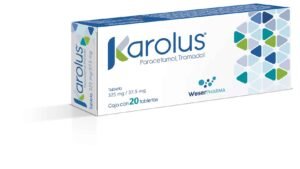 KAROLUS TAB 325MG 37.5MG C/20