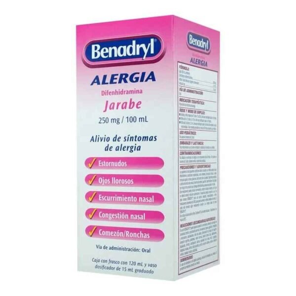 BENADRYL 0.25 G JBE 120 ML