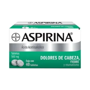 ASPIRINA TAB 500MG 3 PAQ C/40