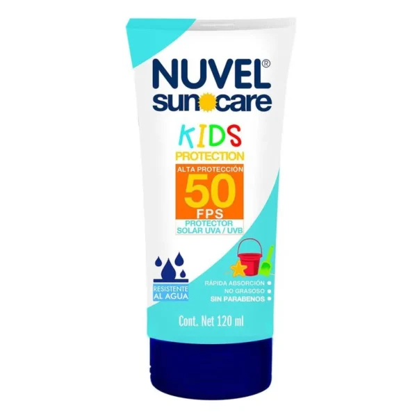 NUVEL KIDS PROTECTOR SOLAR 50 FPS C/120ML