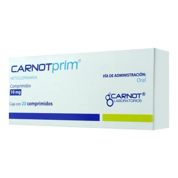 CARNOTPRIM COMP 10MG C/20