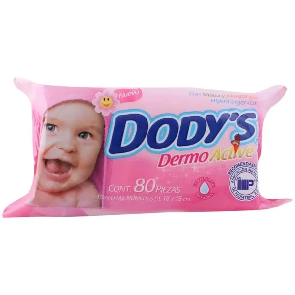 TOALLITAS DODY'S C/80 REPUESTO ROSA