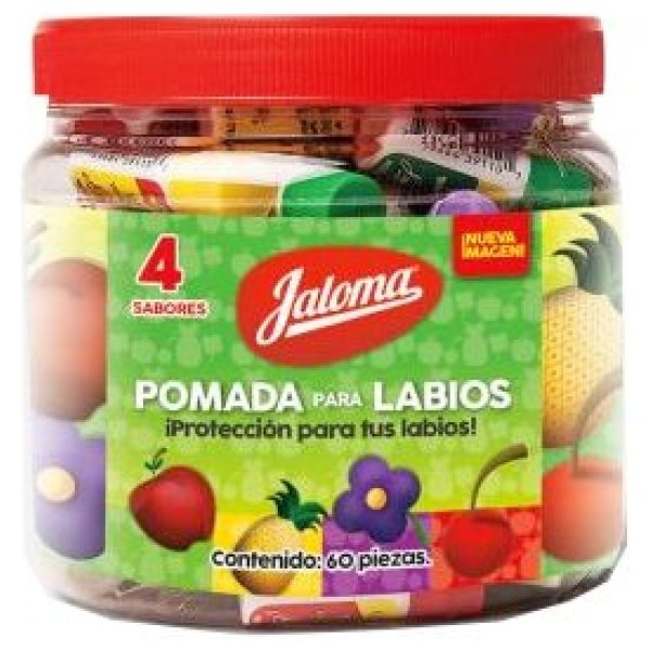 EXHIBIDOR JALOMA 4 SABORES 60PZAS