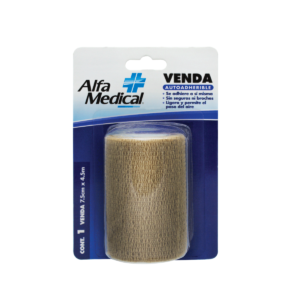 VENDA AUTOADHESIVA ALFA MEDICAL 7.5CMX4.5M C/U