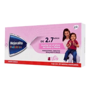MEJORALITO TAB MAST PED 80MG C/30