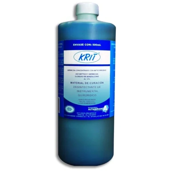KRIT DESINFECTANTE DE MATERIAL QUIRURGICO C/500ML