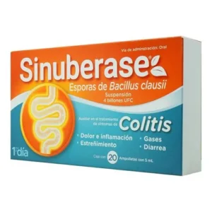 SINUBERASE SUSP  5ML C/20 AMP