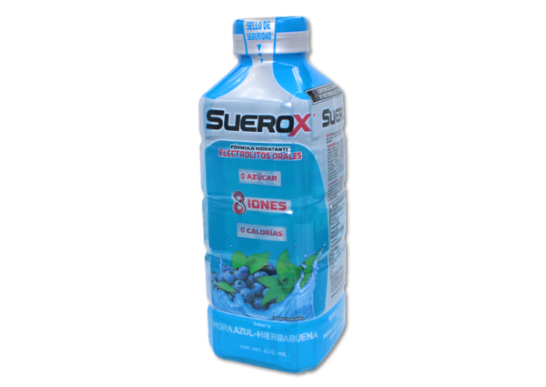 SUEROX 8IONES MAZUL HIERBABUENA SOL ORAL  C/630ML