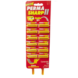 RASTRILLO PERMA SHARP DOBLE HOJA C/12 DUO