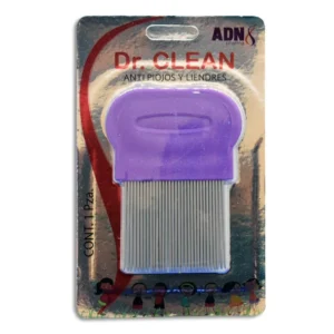 PEINE DE ACERO INOXIDABLE PARA PIOJOS Y LIENDRES C/1