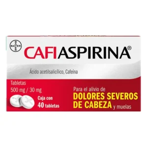 CAFIASPIRINA TAB 500MG 30MG C/40