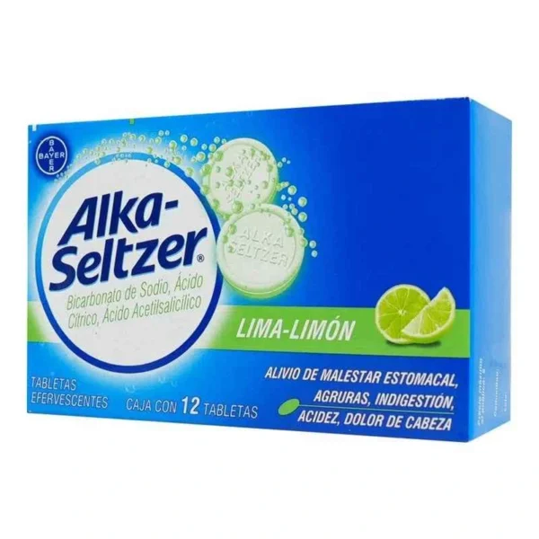 ALKA-SELTZER LIMA LIMON TAB  C/12