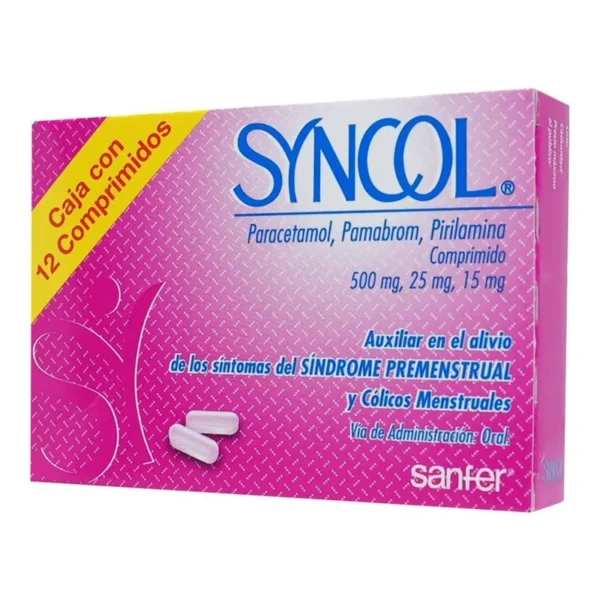 SYNCOL CPR 500MG 25MG 15MG C/12
