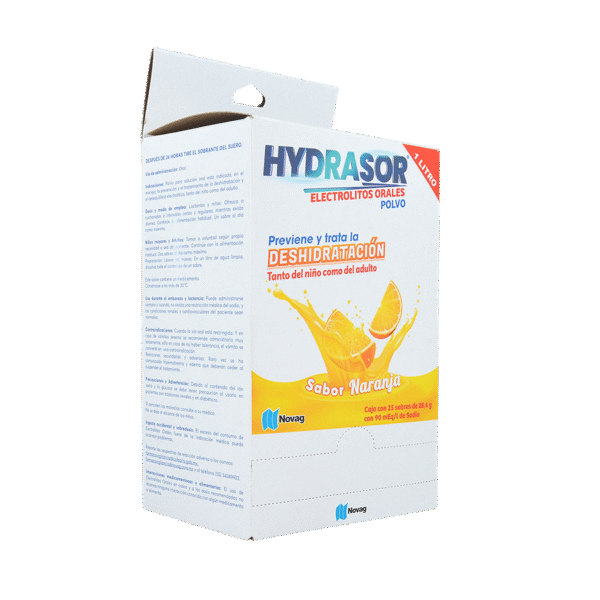 HYDRASOR NARANJA POLVO 2.9G 1.5G 3.5G C/25SOB