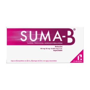 SUMA-B SOL INY 100M G2ML 10000MCG C/5