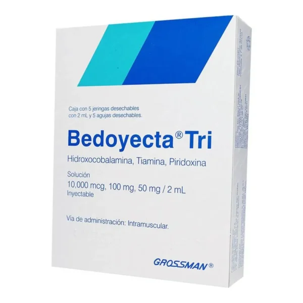 BEDOYECTA TRI SOL INY 50000 2ML 100MG C/5