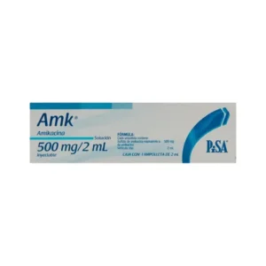 A.M.K. SOL INY 500MG 2ML C/2ML