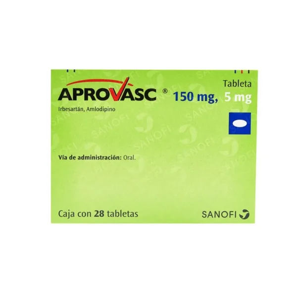 APROVASC TAB 150 MG 5 MG C/ 28