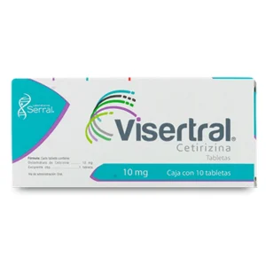 VISERTRAL TAB 10MG C/10