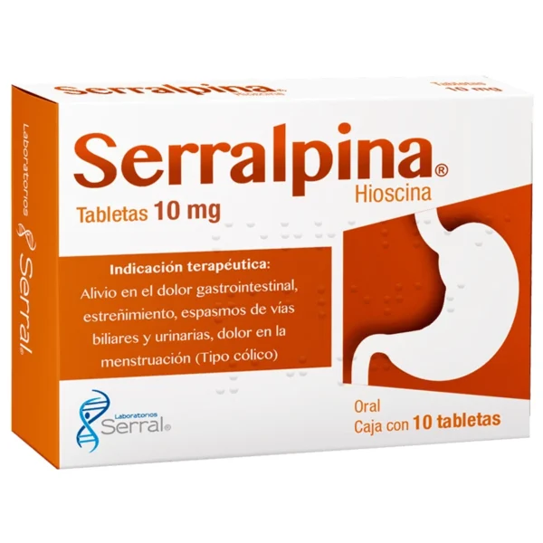 SERRALPINA (HIOSCINA 10MG) 10TABS