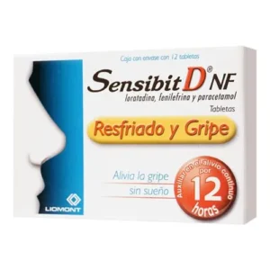 SENSIBIT-D-NF TAB 2.5MG 500MG C/12