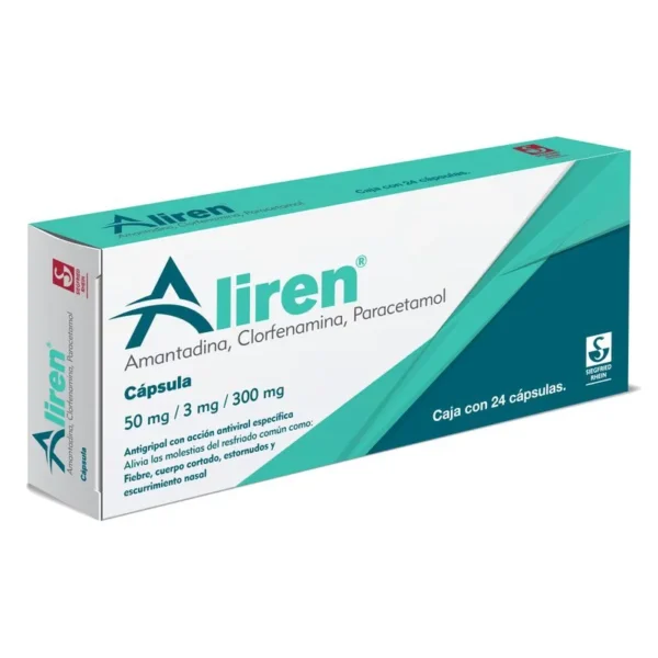 ALIREN CAPS 50MG 3MG 300MG C/24