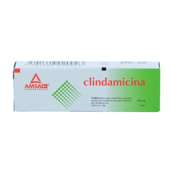 CLINDAMICINA SOL INY 300MG 2ML C/1 AMP