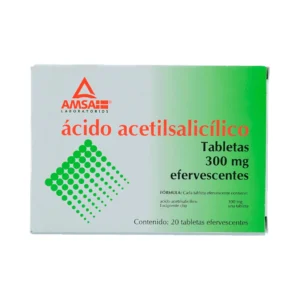 ACIDO ACETILSALICILICO TAB 300MG C/20