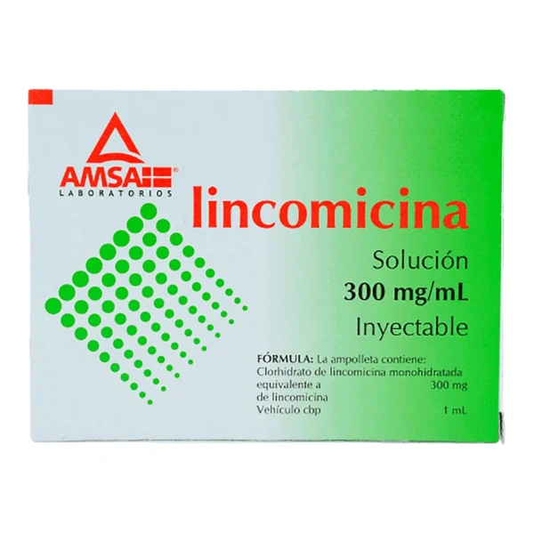 LINCOMICINA SOL INY 300MG C/6 AMP