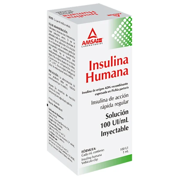 INSULINA HUM  SOL INY 100UI C/10 ML