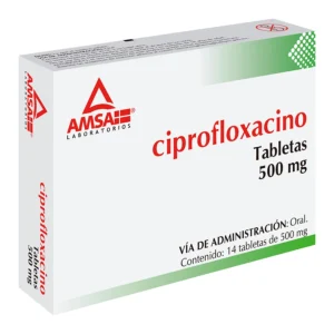 CIPROFLOXACINO TABS 500MG  C/14